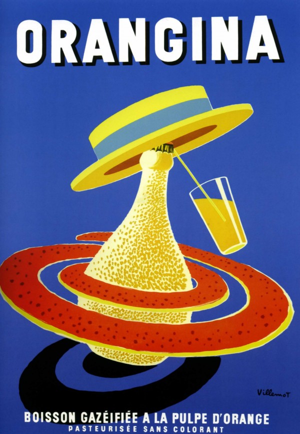 Orangina Vintage Poster by VINTAGE POSTER